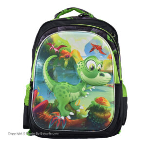 ست کوله پشتی طرح دایناسور کوچولو