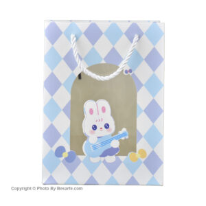 پاکت هدیه طلقی سایز کوچک طرح خرگوش 2