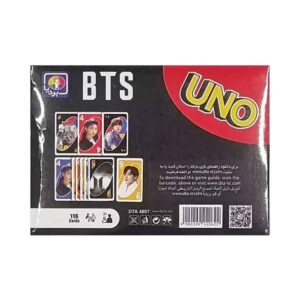 بازی فکری اونو 116 کارت BTS بردیا