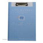 تخته شاسی A4 خط کش دار طرح LIFE MANUAL