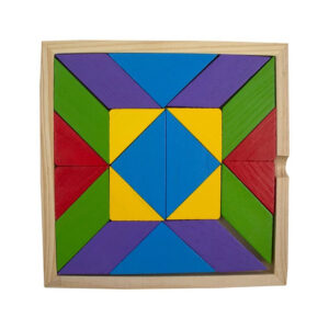 بازی فکری تانگرام چوبی