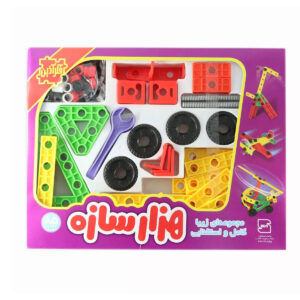 بازی هزار سازه ۸۵ قطعه جعبه طلقی فکر آذین