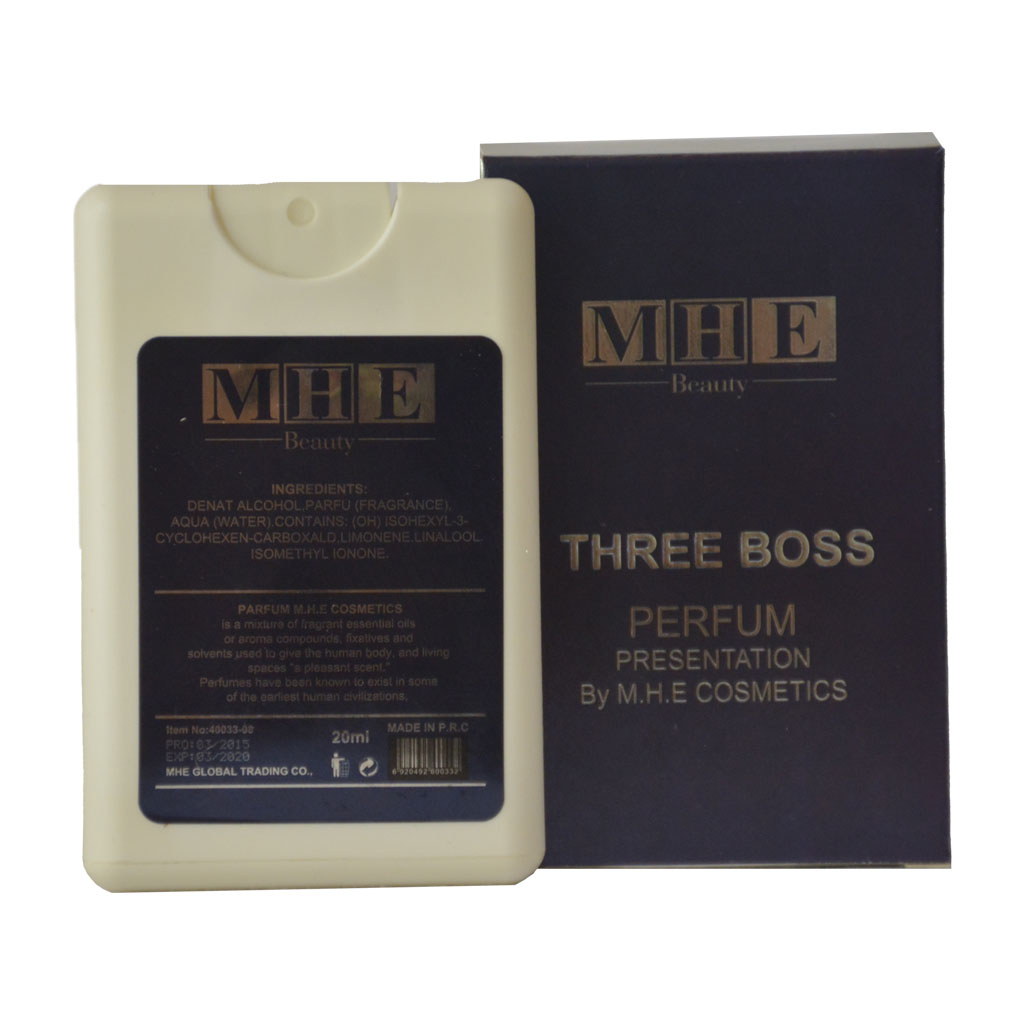 عطر جیبی MHE مدل THREE BOSS
