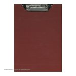 Brown a4 leather clipboard