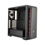 Cooler Master Mid Tower Gaming Case MasterBox MB510L Red Trim