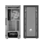 Green Mid Tower Gaming Case GRIFFIN G2
