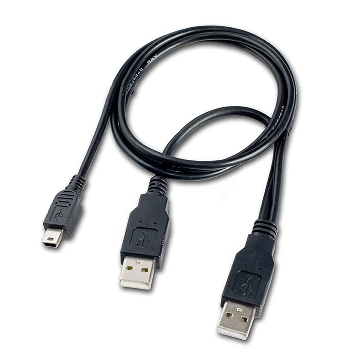 کابل مینی USB با برق اضافه