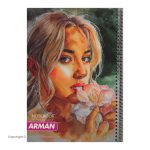 Arman 50 Page 3 Line Notebook Face