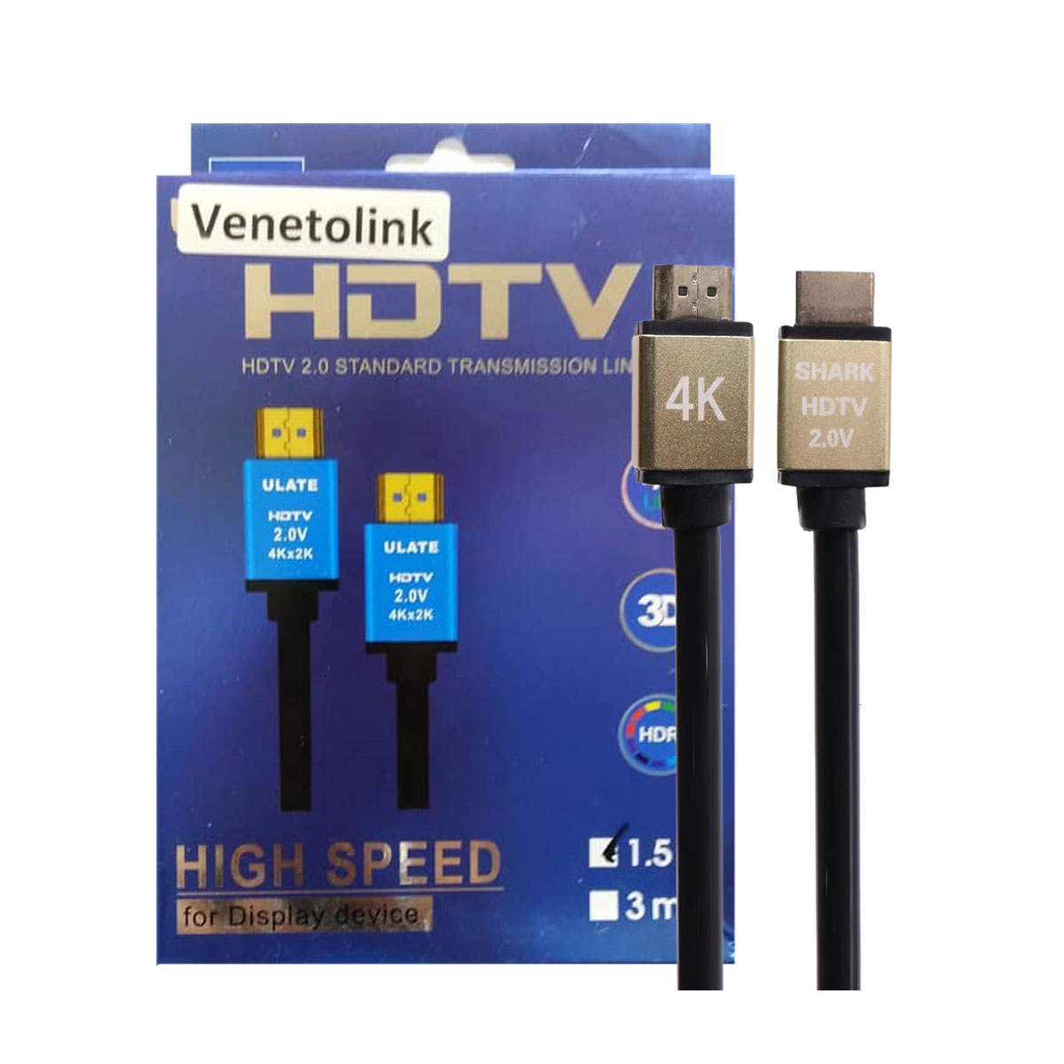 کابل HDMI ونتولینک مدل 4K طول 1.5 متر