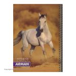 Arman 50 Page 3 Line Notebook Horse