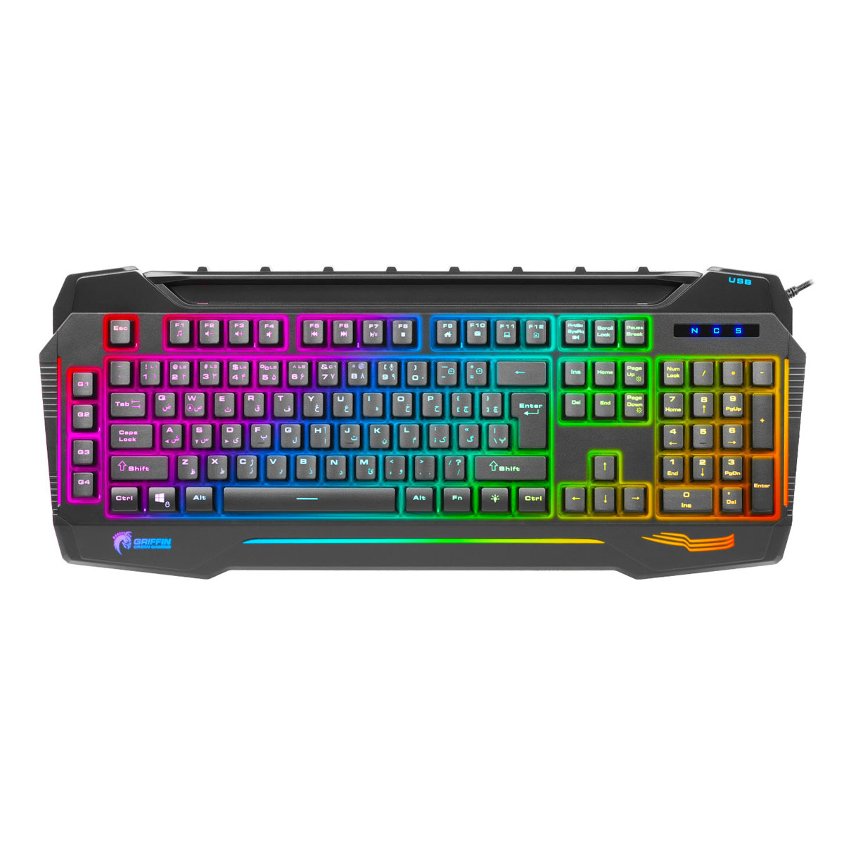 کیبورد گیمینگ گرین مدل GK 702 RGB