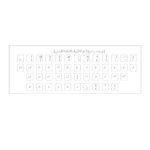 Keyboard Lable White