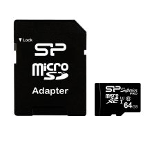 کارت حافظه Micro SDHC سیلیکون پاور کلاس 10 ظرفیت 64 گیگابایت سرعت 100 مگابایت