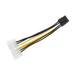 Molex power conversion cable to 8 pin CPU