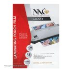 NAC Laminating Pouch Film Glossy 100 Sheets A5 125mic