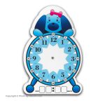 Paria Student Learning Clock Blue Dog