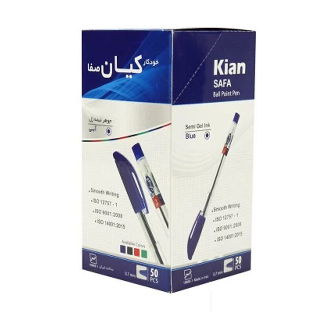 خودکار کیان سایز 0.7 میلی متری بسته 50 عددی