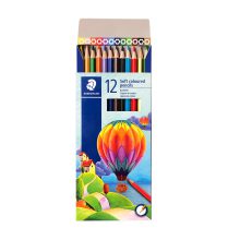 مداد رنگی 12 رنگ استدلر مدل Soft