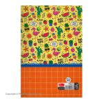 Puzzle 50 Sheet Checkered Notebook Orange