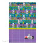 Puzzle 50 Sheet Checkered Notebook Purple