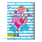 Shafie 50 Sheet Notebook PinkFlamingo-01