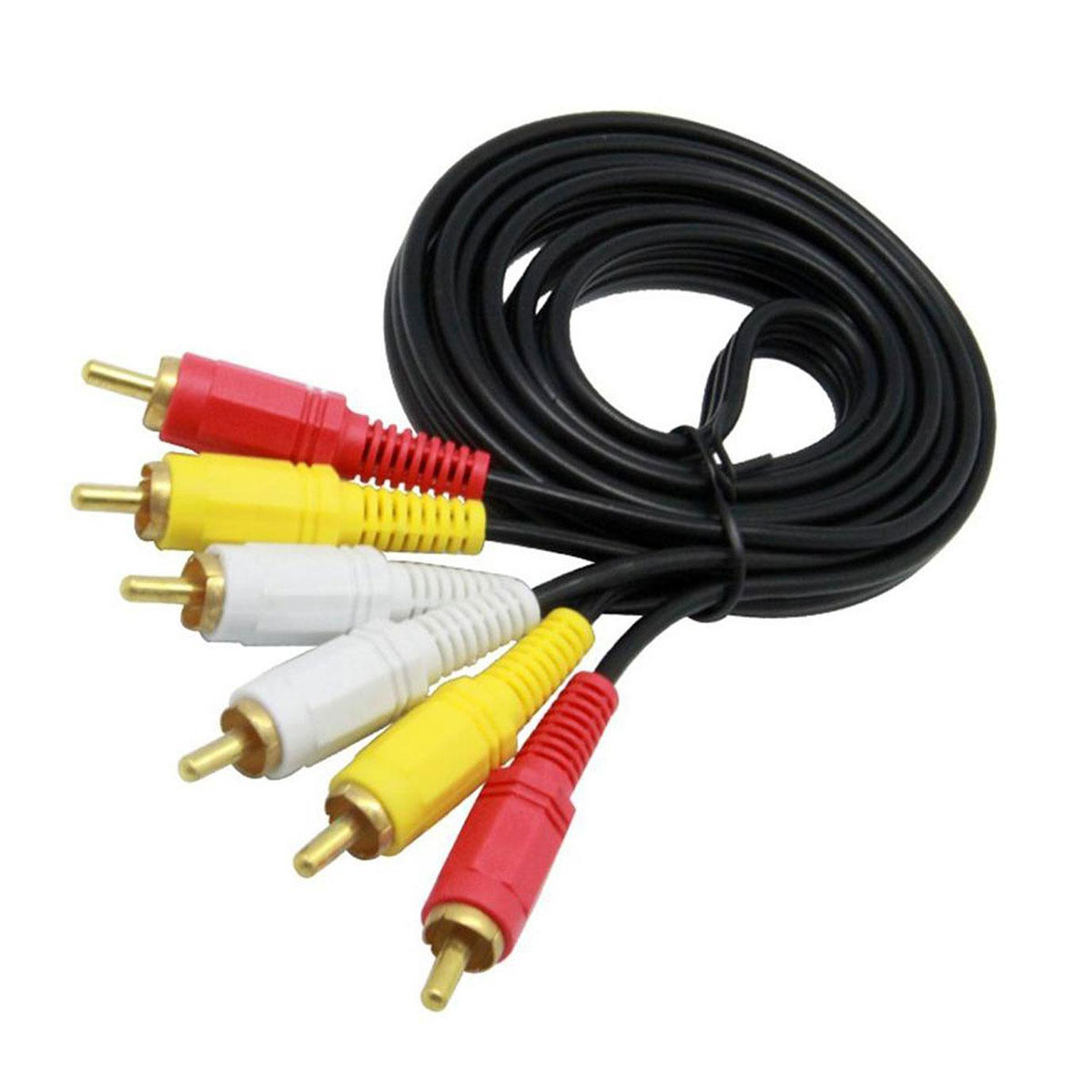 کابل 3 جک RCA به 3 جک RCA مدل AV-02 به طول 1.5 متر