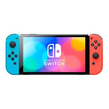کنسول بازی نینتندو مدل Switch OLED Neon Blue and Neon Red Joy-Con