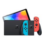 کنسول بازی نینتندو مدل Switch OLED Neon Blue and Neon Red Joy-Con