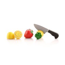 اسباب بازی میوه های برشی توت فرنگی و لیمو و آناناس