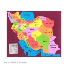پازل آموزشی چیچینک مدل پازل نقشه ایران